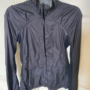 Lululemon Jacket Women’s Size 2 Black Stretch Full Zip Mesh